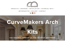 Tablet Screenshot of curvemakers.com